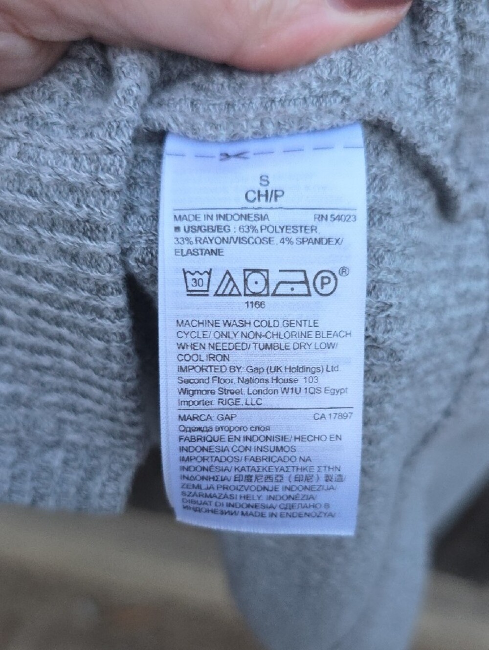 Gray Open-Front Ribbed Long Cardigan Sweater - Picture 9 of 11